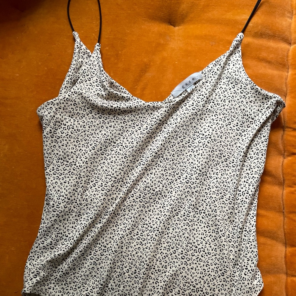 Bodysuit w/ subtle print